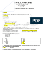 Delhi Public School Agra: Computer Weekly Test - 2 Grade VI