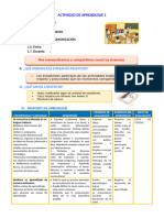 D1 A1 SESION COM. Nos Reencontramos y Compartimos Nuestras Vivencias