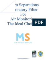 Micro Separations - Compressed Air Monitoring