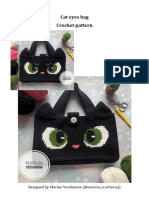 Cat Eyes Bag Crochet Pattern: Designed by Marina Vershinina (@marina - Crochet - Ua)