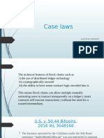 Aleesha (1109) - Case Laws Regading Block Chain