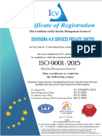 Certificate of Registration: CV CV