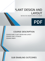 Plant Design and Layout