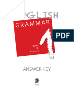 English Grammar Answer Keys