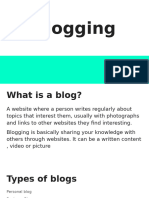 Blogging