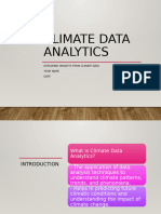 Climate Data Analytics 15 Slides