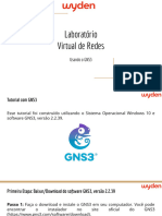 Laborat Rio Virtual de Redes - Usando o GNS3