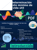 4.4 Determinación Del Costo Minimo de Vida Util