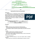 Plate Tectonics - Worksheet 1