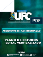 Plano de Estudos Assistente em Adm Ufc