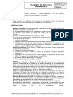 HS-SIG-E-92 Estandar Trabajos en Espacios Confinados