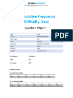 Cumulative Frequency Easy 1 Done