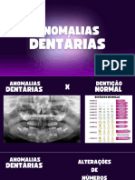 Anomalias Dentárias