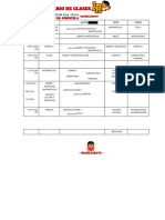 Horario de Clases 1er. Semestre A