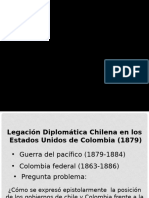 Legación Diplomatica Chilena en Colombia 1879