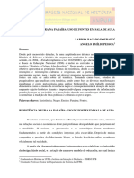 Resistencia Negra Na Paraiba