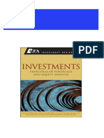 Investments Principles of Portfolio and Equity Analysis 1th McMillan Michael G All Chapter Instant Download