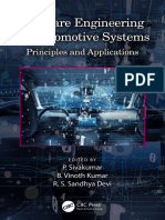 Software Engineering For Automotive Systems Principles and Applications