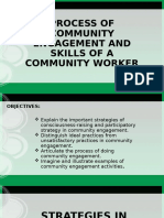 Process of Community Engagement and Skills of A