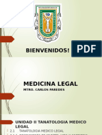 CLASE - 2 - MEDICINA LEGAL - Tanatalogia Medico Legal (2024)