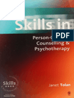 Skills in Person-Centred Counselling & Psychotherapy Tolan, Janet, 2003