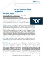 Software Verification and Validation of Safe Autonomous Cars - A Systematic Literature Review