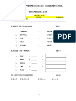 2nd Unit Test-First STD