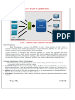 CCS341 Data Warehousing Notes Unit I