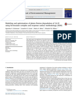 Modeling and Optimization of Photofenton Degragation of 2,4 D Using RSM