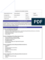 Syllabus Stats Bba 1y Essec