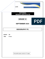 Geography p2 Gr12 QP Sept2024 - English