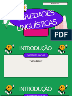 Aula 1 - Variedades Linguísticas