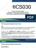 Unit 3 Lesson 2.4 Law and Conscience & Conscience Based Decision Making