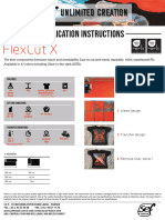 Application Instructions - FlexCut X