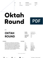 Oktah Round Font Specimen