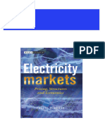 Immediate Download Electricity Markets Pricing Structures and Economics Wei Zhi Ebooks 2024