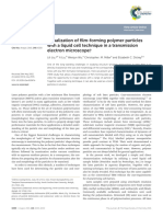 Analyst: Visualization of Lm-Forming Polymer Particles With A Liquid Cell Technique in A Transmission Electron Microscope