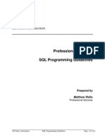 PS SQL Programming Guidelines 1.9