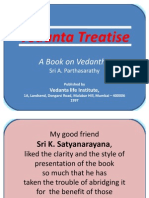 Vedantha Treatise - Summary by Sri K. Satyanarayana