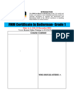 Certificate in Boilerman G1 - Dec 4 2021