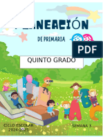 Semana 3 Quinto Primaria