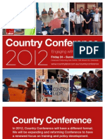 2012 Country Conference Pamphlet 