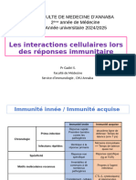 10-2024cours Reponse Immunitaire 2ème Medecine