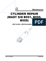 Cylinder Repair (MAST S/N B551, B555, B559) : Maintenance