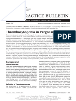 ACOG Thrombocytopenia 2019