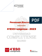 Programa 4 Eso Empresa 2023