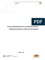 PLAN MANTENIMIENTO 2024 para Unidades de Proyectos