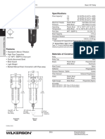 Particulate Filter F18: Specifications