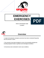 9 Emergency Exercises 2013