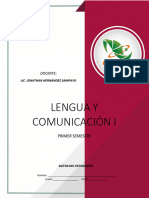 LIBROS de GUIAS de Didáctica Estudiante . - Lengua y Comunicación I Segundo Parcial